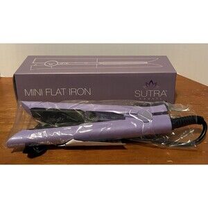 SUTRA Mini Flat Iron Ceramic Hair Straightener in Purple Model# 10HSMNG-B52 NIB